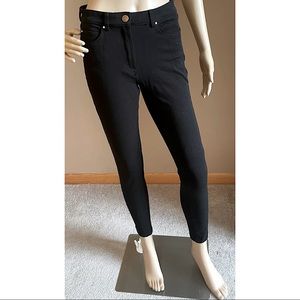 H&M black stretch pants. Size 4.